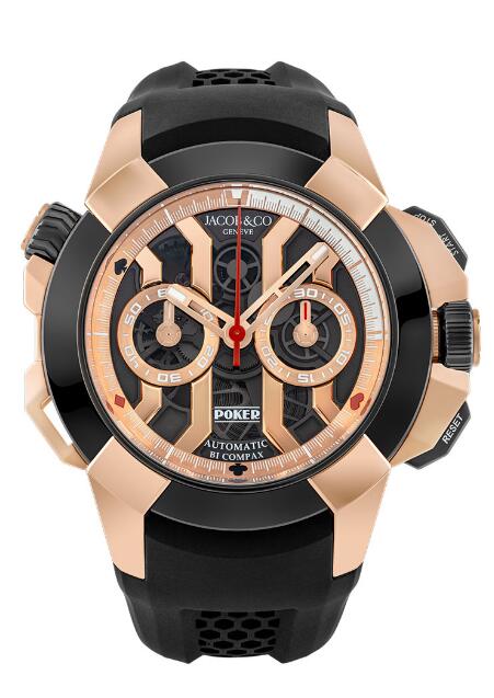 Jacob & Co. Epic X Chrono “Poker” Watch Replica EC311.42.AA.AA.ABRUA Jacob and Co Watch Price